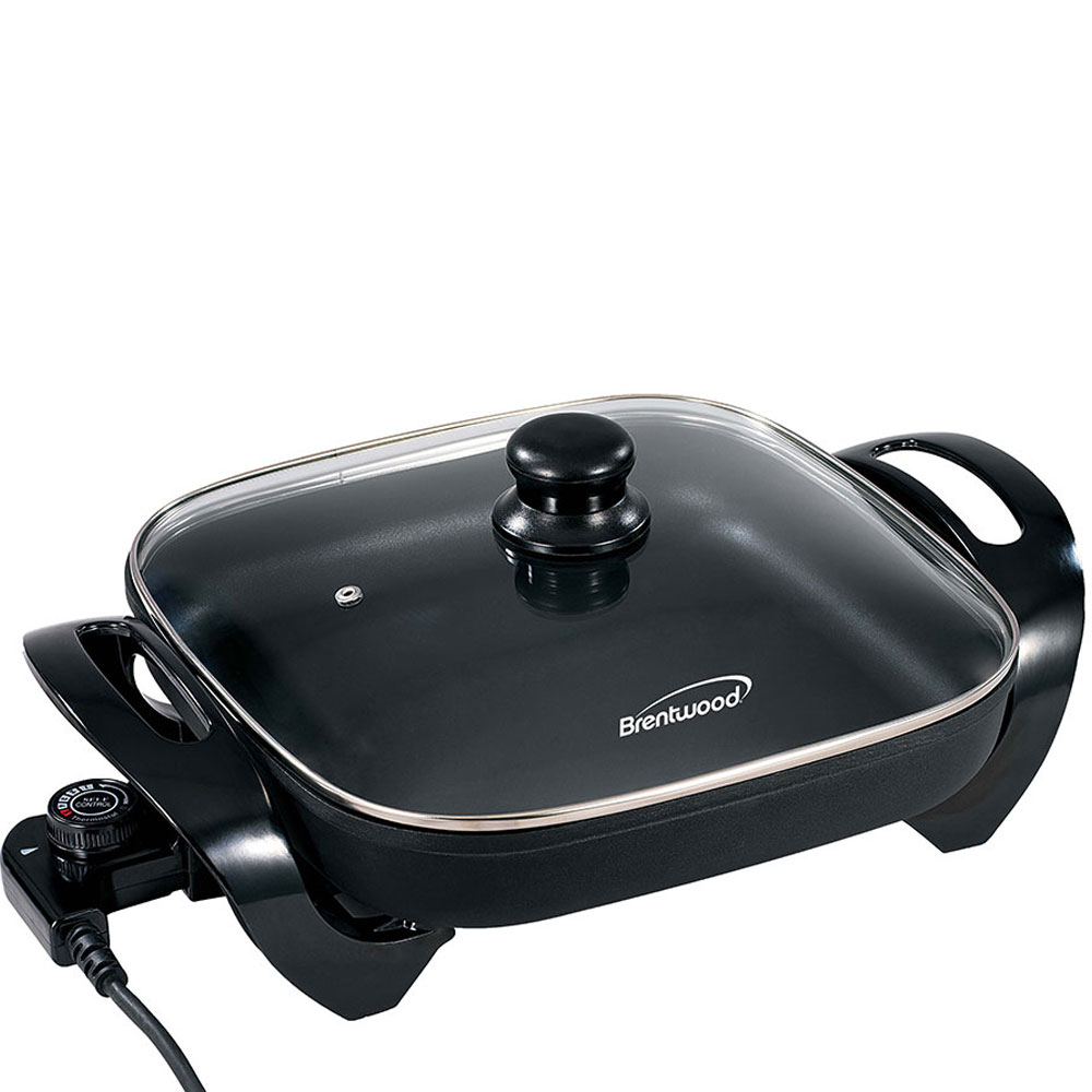 BRENTWOOD NON-STICK 12" ELECTRIC SKILLET BLACK | SK-65