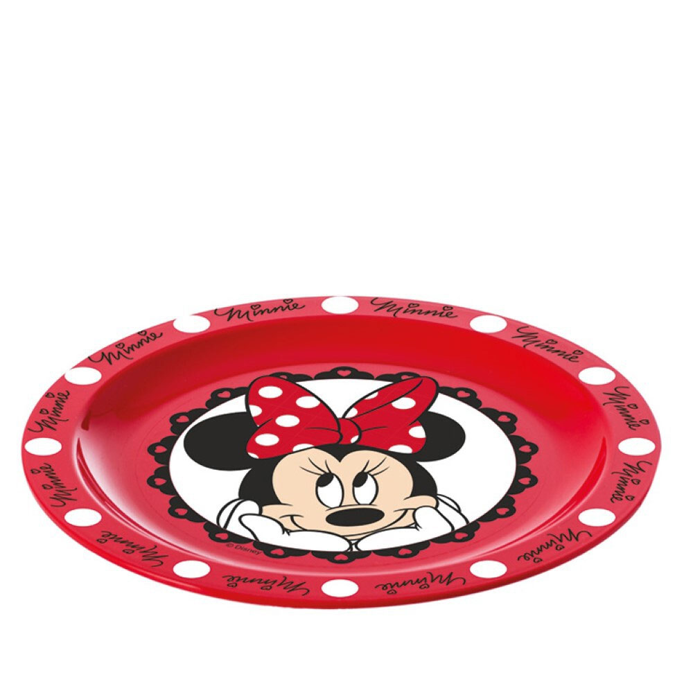 HEREVIN PLASTIC FOOD PLATE MINNIE | SOLM161446-022