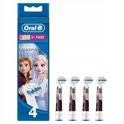 4 x HEAD ORAL-B STAGES POWER FROZEN II 4xBRAUN
