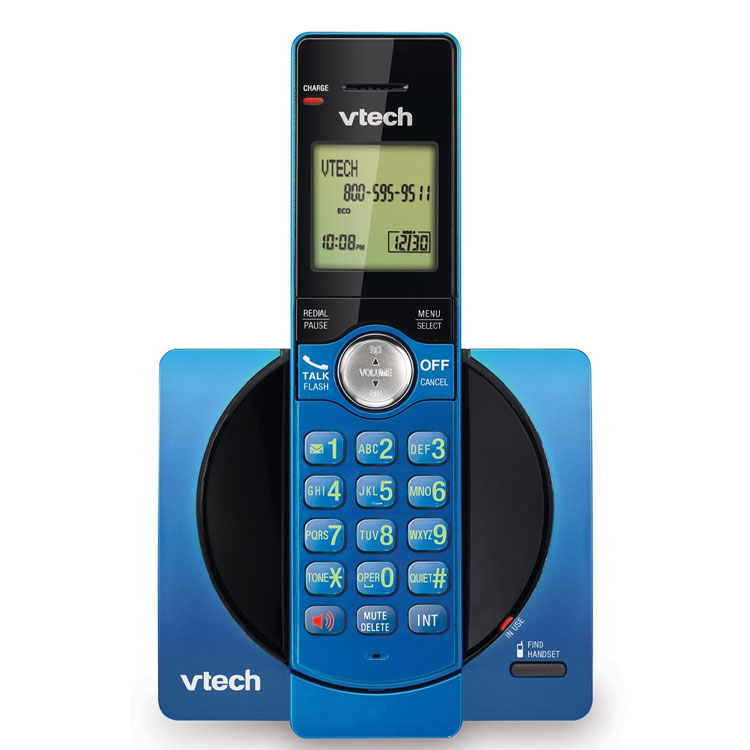 VTECH CORDLESS PHONE WITH CALLER ID/CALL WAITING BLUE | CS6919-15