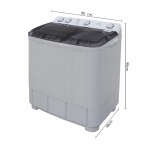 TCL 10KG TWIN TUB WASHING MACHINE | TTW-10 - Image 6