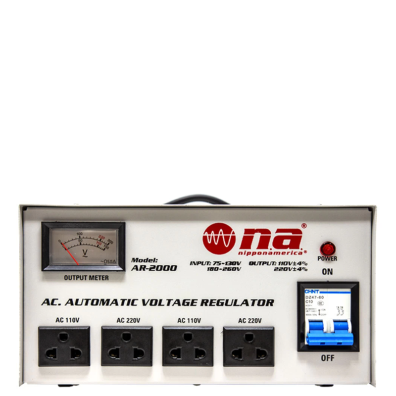 NIPPON AMERICA 2000W VOLTAGE REGULATOR | AR-2000