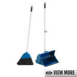 MAYA SET FOLDABLE LONG HANDLE DUSTPAN + BROOM WITH HANDLE | VARIETY