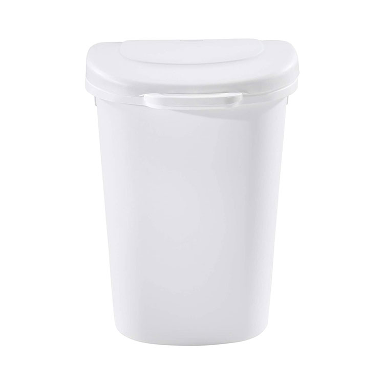 RUBBERMAID WASTE BASKET 13GAL TOUCH TOP WHITE | 1843025