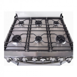 FRIGIDAIRE 6 BURNER 30" FREESTANDING STEENLESS STEEL GAS RANGE | FKGR30N3HUS - Image 3
