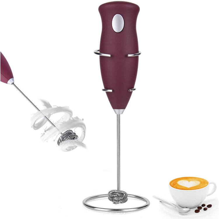 LUNERKU BATTERY OPERATED FROTHER, STAINLESS STEEL | HM-802-MS