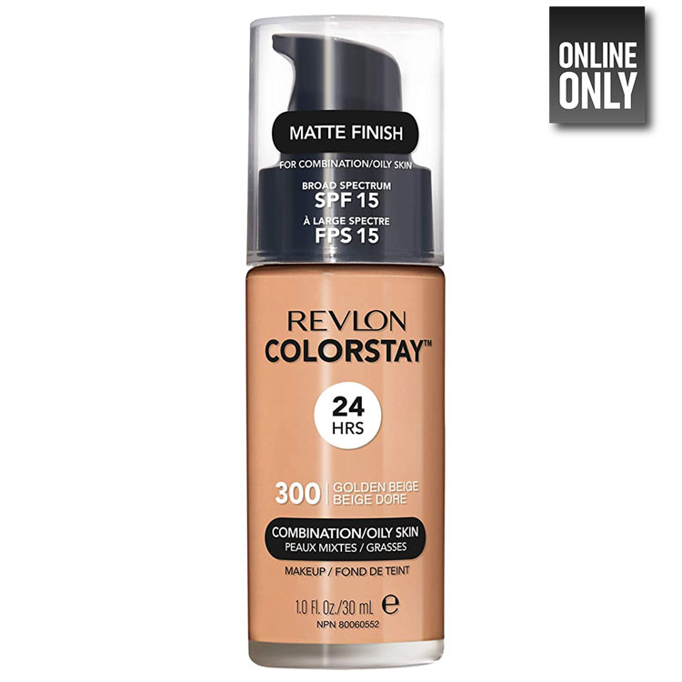REVLON COLORSTAY LIQUID FOUNDATION SPF 15 COMBINATION/OILY SKIN GOLDEN BEIGE 300 | GLOW10361