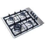 PREMIUM 23" 4 BURNER STAINLESS STEEL BUILT IN COOKTOP | PBS762A - Image 2
