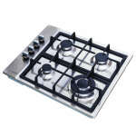 PREMIUM 23" 4 BURNER STAINLESS STEEL BUILT IN COOKTOP | PBS762A - Image 3