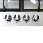 PREMIUM 23" 4 BURNER STAINLESS STEEL BUILT IN COOKTOP | PBS762A - Image 4