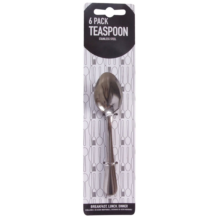 UBL 6PC STAINLESS STEEL TEASPOON | UBKT0036