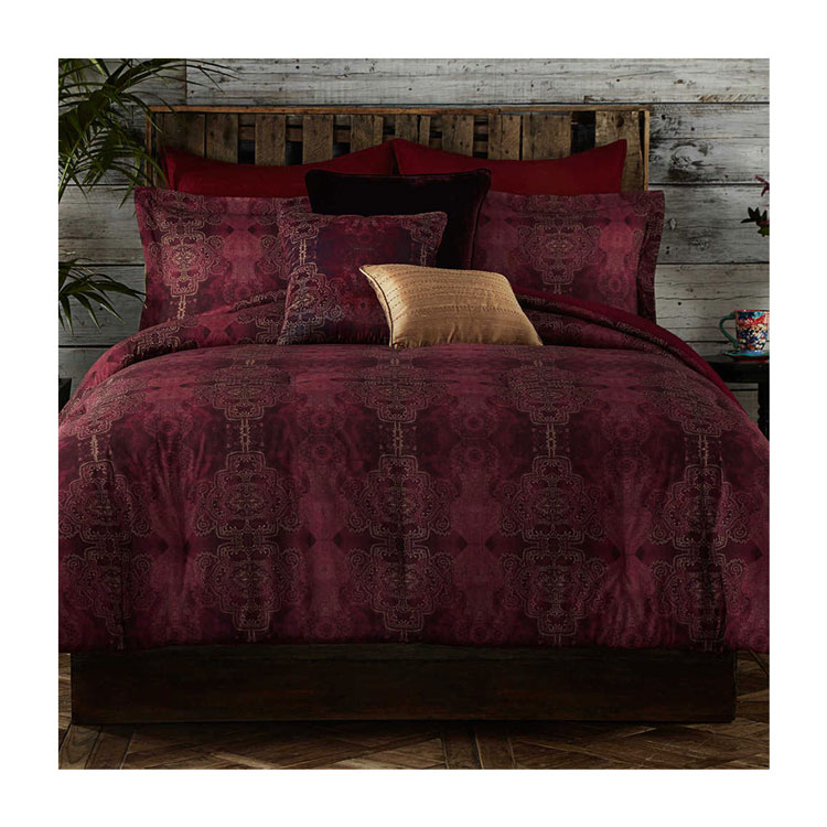DUVET GIGI TRACY PORTER 3PC KING RED | DC9854RDKG-1800