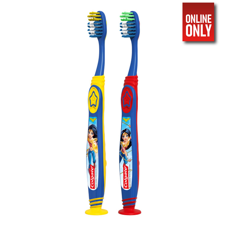 COLGATE WONDER WOMAN KIDS TOOTHBRUSH VALUE PACK | DEV242697