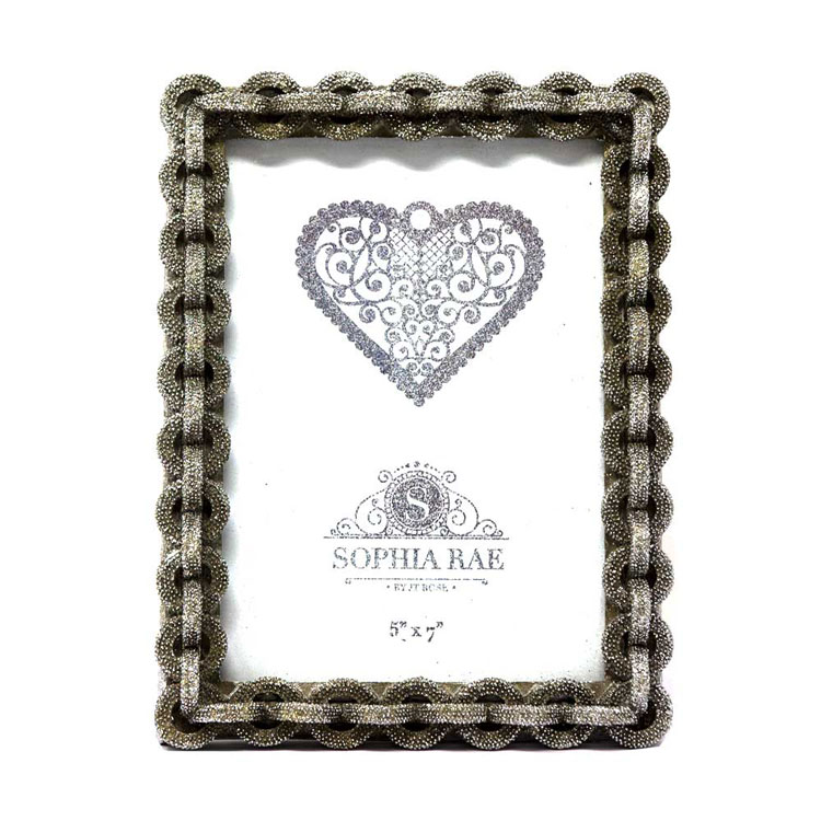 PHOTO FRAME CHAIN SILVER 5X7 | F10279