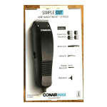 CONAIR SIMPLE CUT 10PC HAIRCUTTING KIT BLACK | HC93W - Image 7