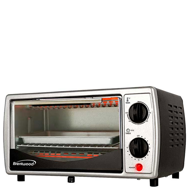 BRENTWOOD 4 SLICE TOASTER STAINLESS STEEL | TS-345W