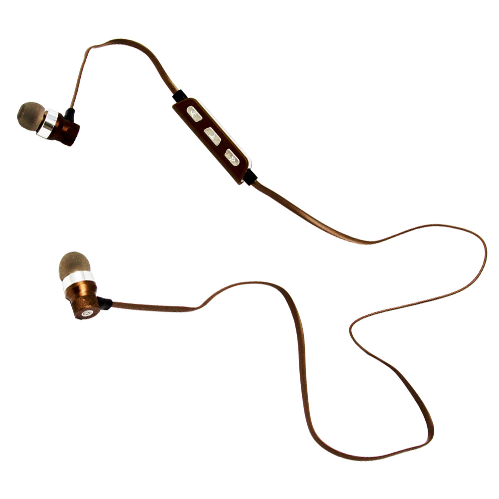METAL WIRELESS BLUETOOTH EARBUDS BRONZE/SILVER | 72478