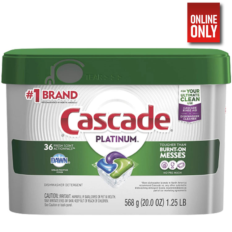 CASCADE PLATINUM ACTIONPACS FRESH SCENT DISHWASHER DETERGENT | GUI-1398216
