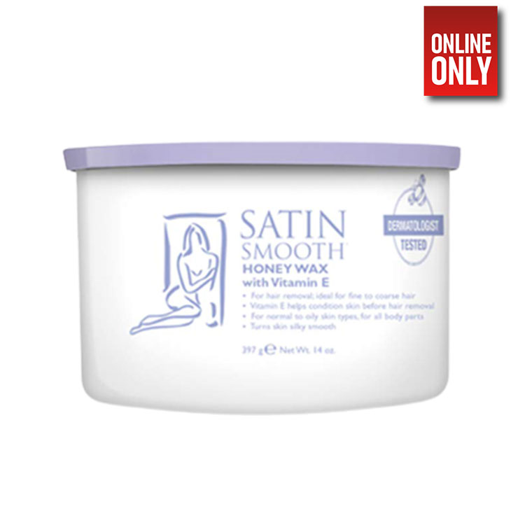 SATIN SMOOTH HONEY HAIR REMOVAL WAX WITH VITAMIN E | SSHVESW001