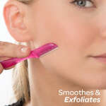 SCHICK EYEBROW RAZOR AND FACIAL RAZOR WITH PRECISION COVER | 00117 - Image 2