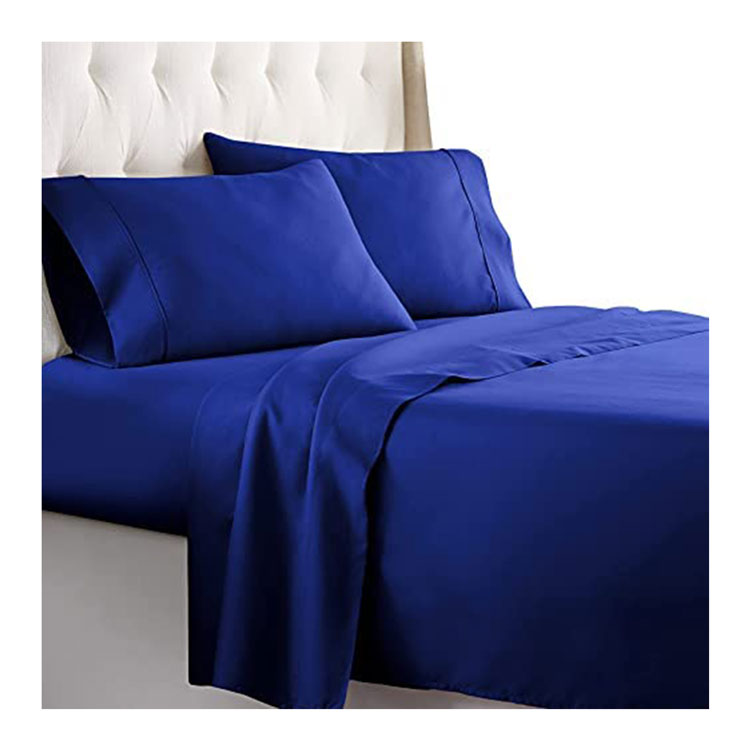 BELLEROSE THREELINE KING SHEET SET IMPERIAL BLUE | BP912021-K-IMB