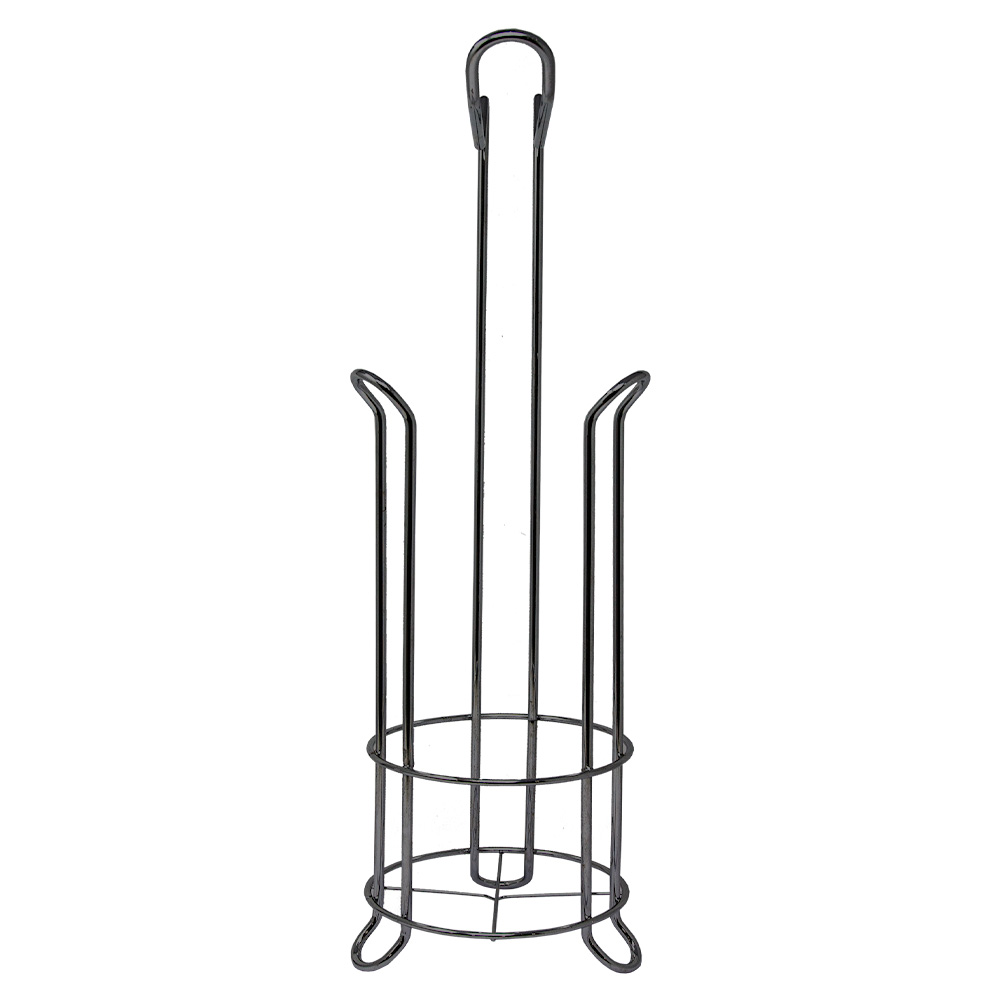 HOME BASICS SILVER TOILET PAPER HOLDER | PRIMO-C421043