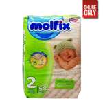 MOLFIX MINI DIAPERS SIZE 2 (3-6KG) 58 PCS | MOD-02-06 - Image 2