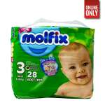MOLFIX MIDI DIAPERS SIZE 3 (4-9KG) 28PCS | MOD-03-03
