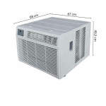 MIDEA 25,000 BTU WINDOW AIR CONDITIONER WITH HEATER REMOTE CONTROL | MWA25ER72 - Image 7