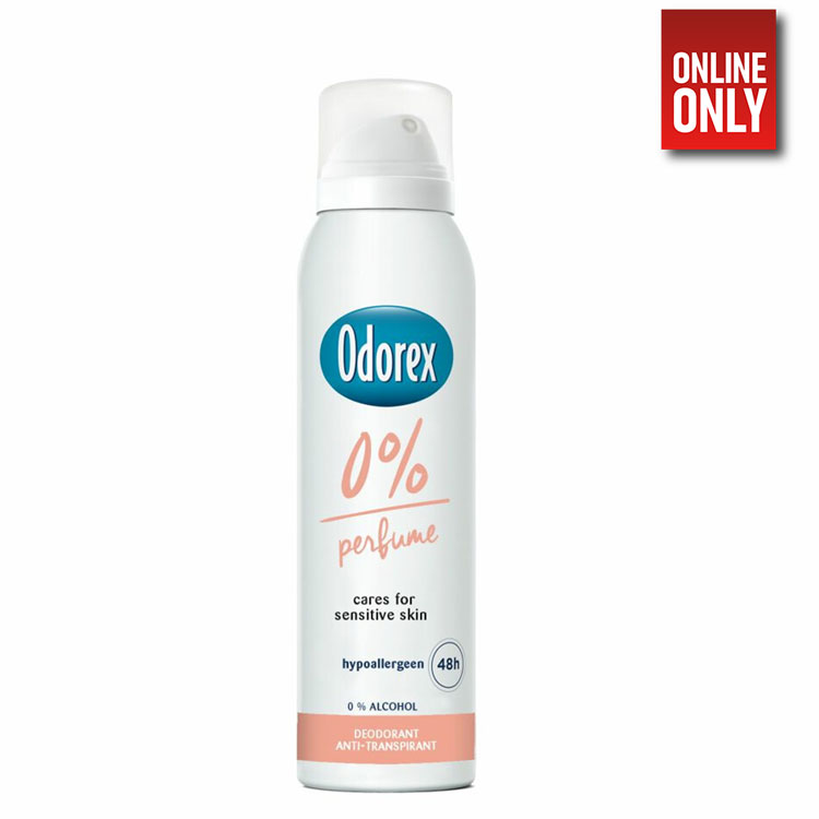 ODOREX 0% PERFUME DEODORANT SPRAY 150 ML | ODO-703434