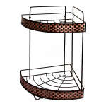 CORNER STORAGE RACK METAL BROWN | PRIMO-C421046 - Image 8