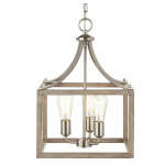 BOSWELL QUARTER 3-LIGHT BRUSHED NICKEL PENDANT DNI | 1002-427-108