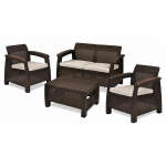 KETER CORFU LOUNGE SET (4 PCS) | 197161