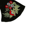 ZARI EMBROIDED BLACK FACE MASK | 20210195 - Image 3