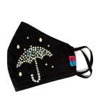 HEAVY EMBROIDED WORKED FANCY FACE MASK | 20210200 - Image 3