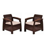 KETER CORFU BALCONY SET 3 PCS BROWN | 204019 - Image 2