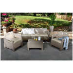 KETER CORFU TRIPLE OUTDOOR SET CAPPUCCINO | 223877 - Image 2