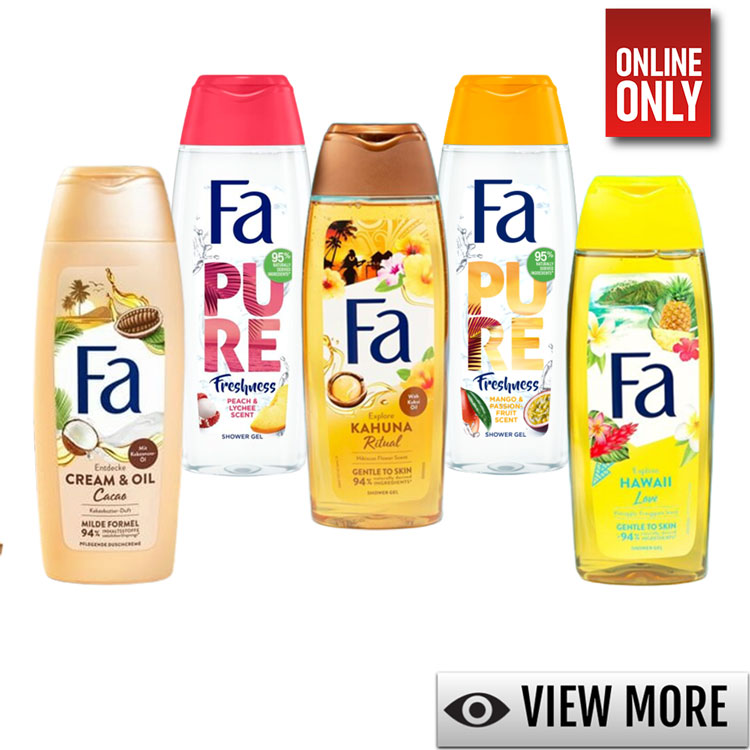 FA SHOWER GELS 250 ML | VARIETY