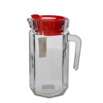 GLASS PITCHER RED 1430 ML | 752-ISO1250CR
