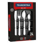 TRAMONTINA STAINLESS STEEL TABLEWARE MALIBU 24PCS | 7891112112490