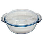 BOROSILICATE GLASS STORAGE BOWL WITH LID 24 CM | 82604