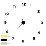 DIY 3D WALL CLOCK 60 CM | 82869 - Image 6