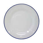 LIFE-ART 10.5" PLATE WHITE BLUE | 850616