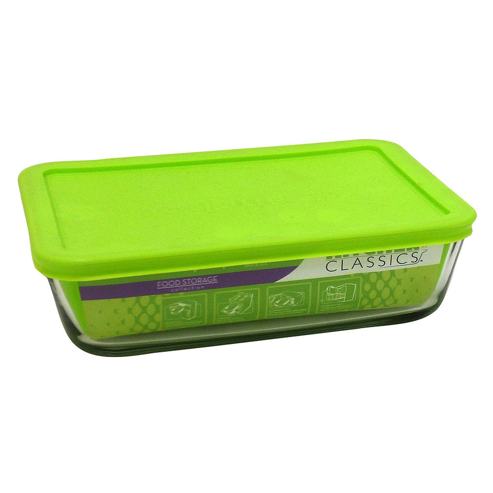 KITCHEN CLASSIC GLASS STORAGE CONTAINER WITH COVER 6 CUP | 85913