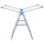 CLOTHES HANGER 2 WINGS FOLDABLE BLUE | 9907384
