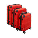 CHARIOT VERCELLI 3 PIECE HARDSIDE LIGHTWIGHT SPINNER LUGGAGE SUITCASE | VARIETY - Image 5