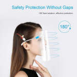 PROTECTIVE SHIELD VISOR WITH GLASSES | D5880 - Image 3