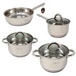 EPICURE COOKWARE SET 7PCS WITH GLASS LID | EP-KT07-5