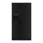 FRIGIDAIRE 25.6 CU.FT. 36" STANDARD DEPTH SIDE BY SIDE REFRIGERATOR | FRSS2623AB