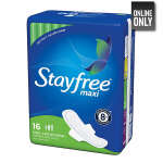 STAYFREE MAXI PADS SUPER LONG WITH WINGS | HEM5000060
